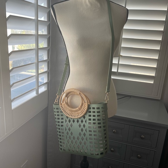 Mesh bag in vegan leather. - Picture 9 of 9